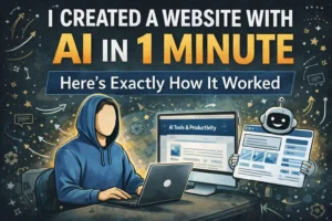 How to create a website in 1 minute with AI using an AI website builder